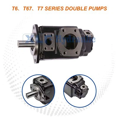 Parker T6 T7 Hoge druk Hydraulische single -stuurkant